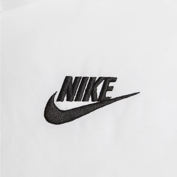 Nike Sportswear 💅 Therma-Fit  White Puffer Loose Fit Jacket Coat Size M NWT - Picture 13 of 14